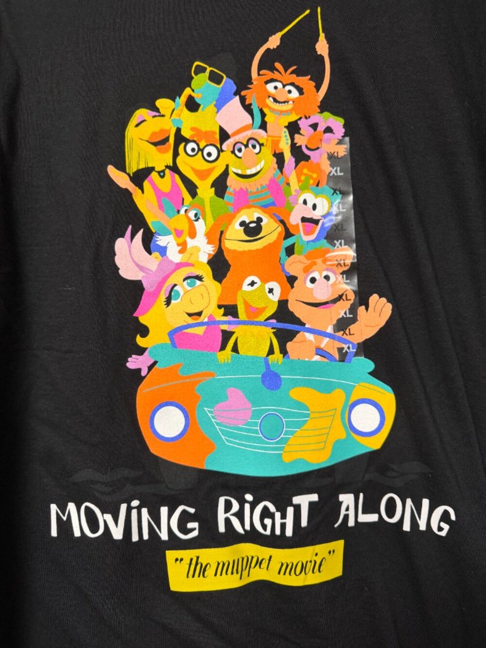 The Muppet Movie Exclusive Unisex T-Shirt, Muppets Studio 70th Anniversary, XL